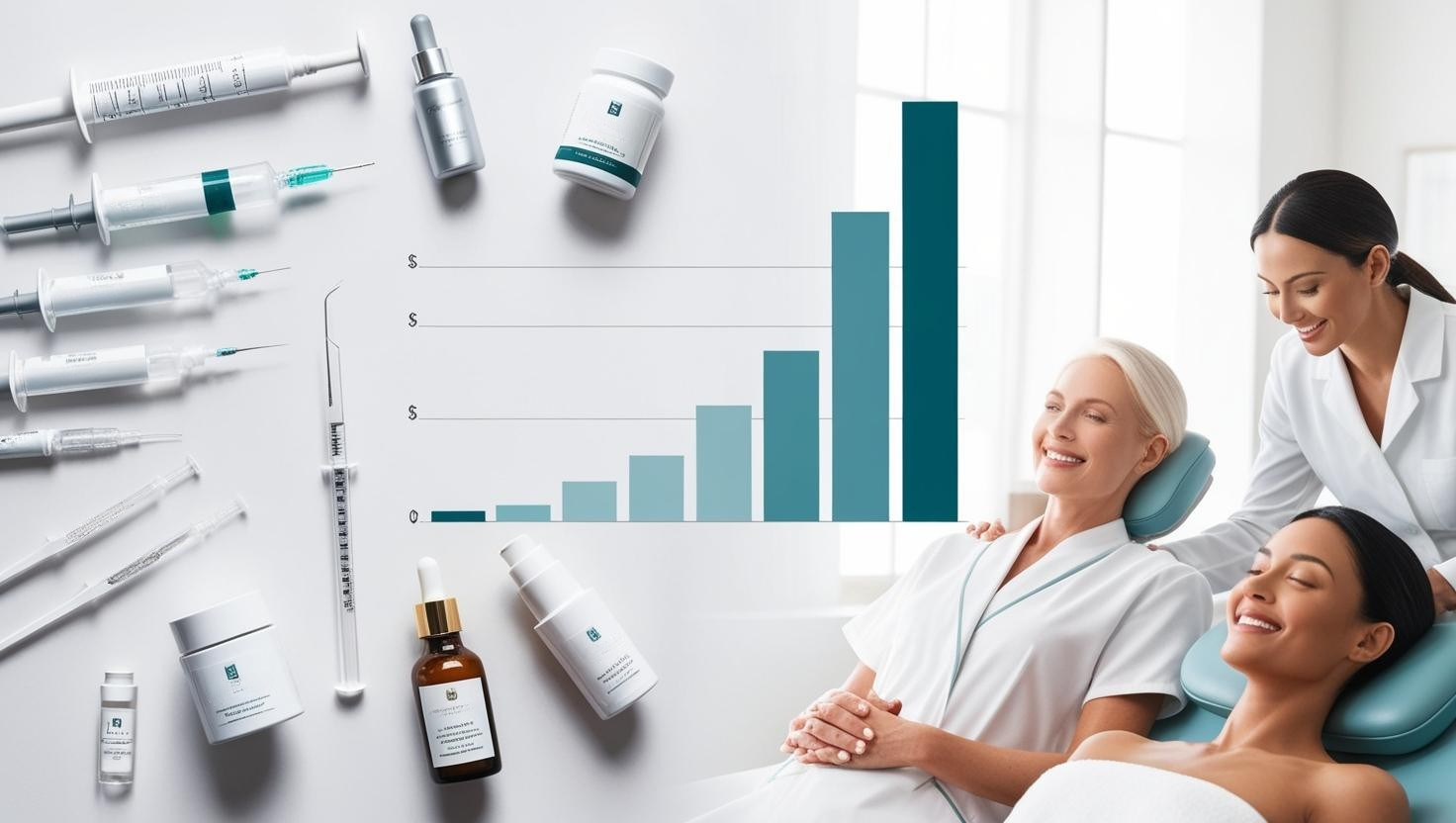 plastic surgery office with 3 women