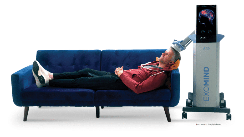 Non-invasive brain stimulation treatment for depression