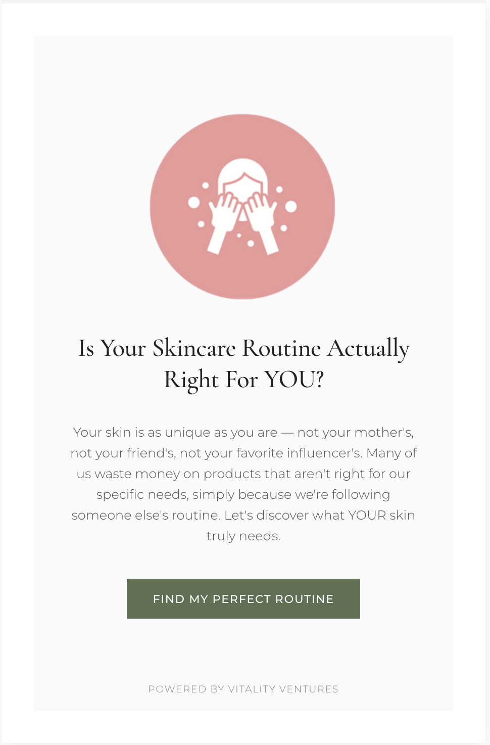 Skincare routine evaluator tool